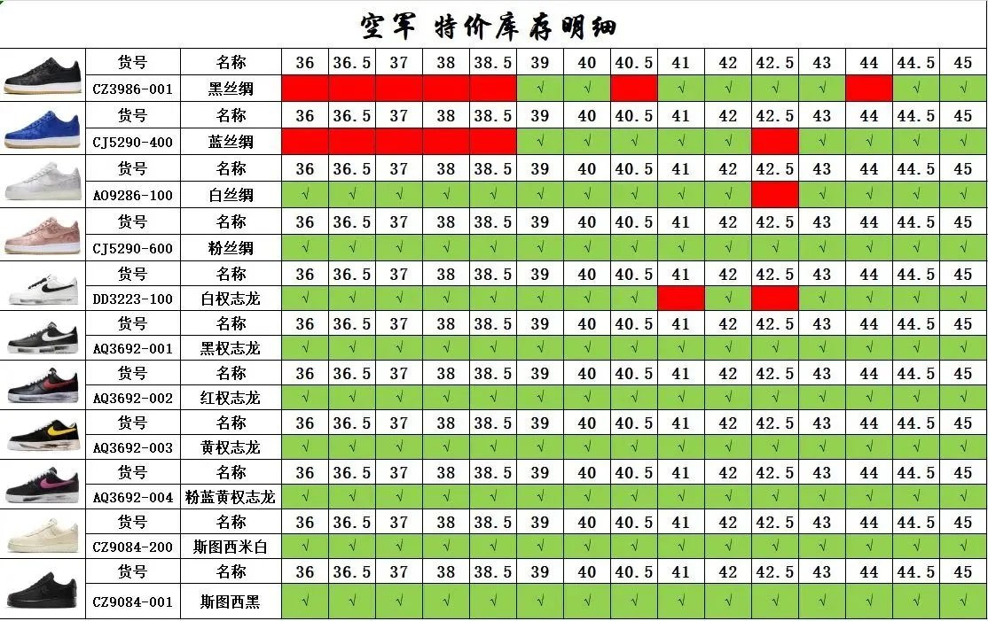 Nike Air Force shoes NK