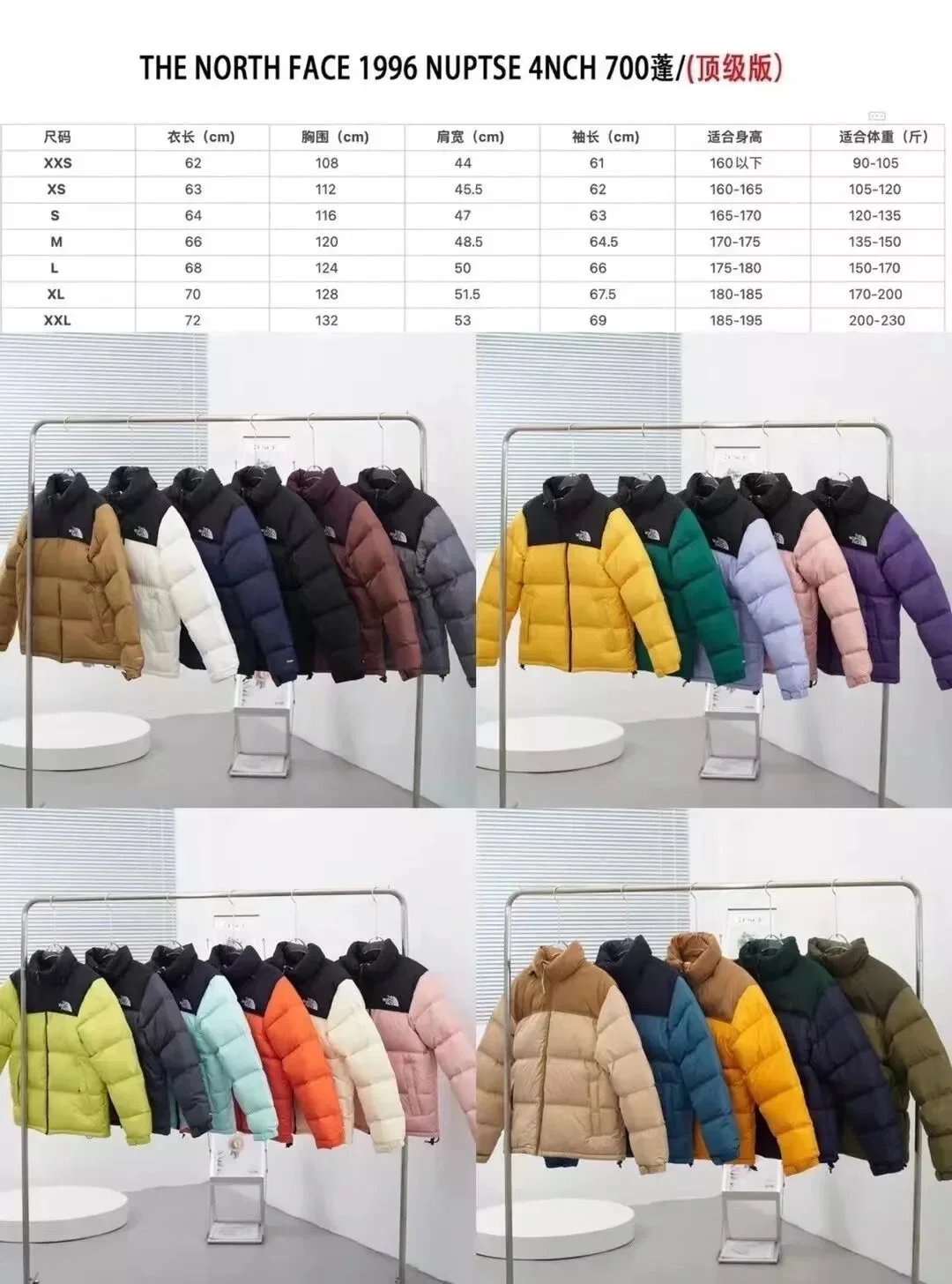 The North Face down jacket
