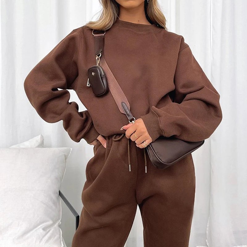 Sweatshirt + pants 2-piece set