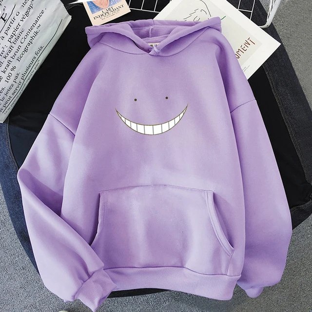 Smiley face hooded sweatshirt