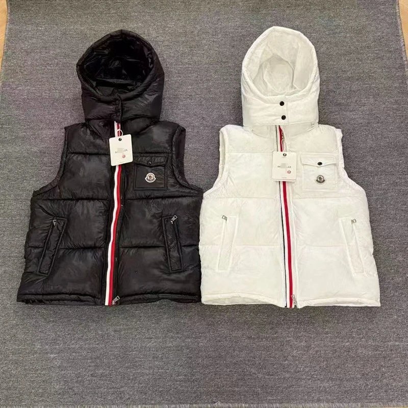 Moncer hooded vest down jacket