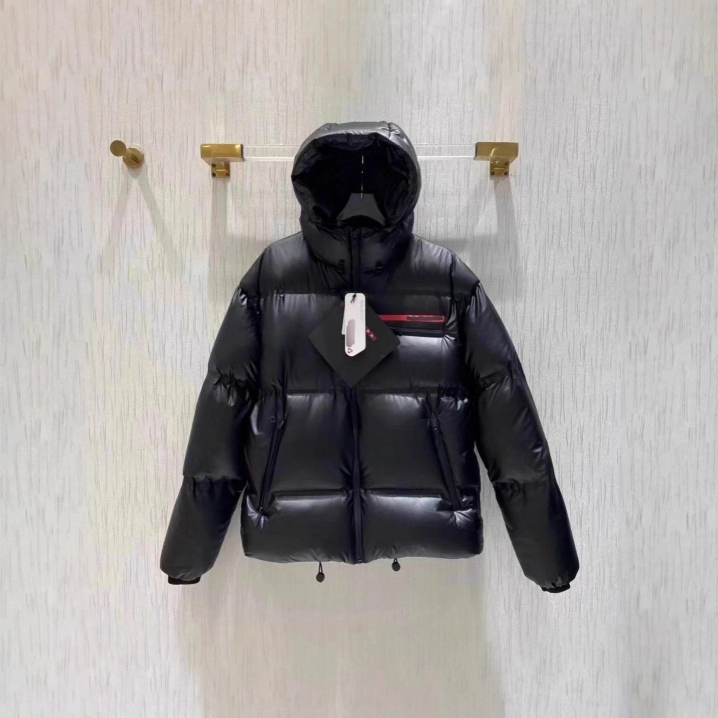 Prada hooded down jacket PD