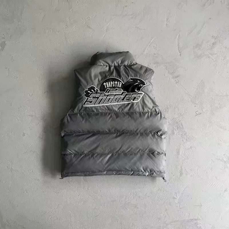 Trapstar American style tiger head vest down jacket