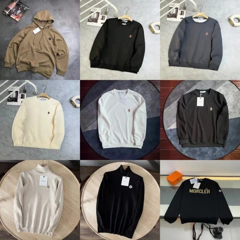 MONCLER Crew Neck Hooded Sweatshirt
